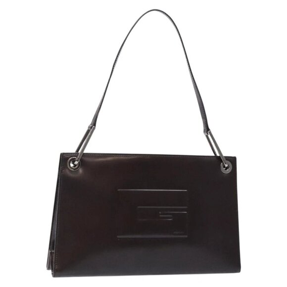 GUCCI Shoulder Bag Patent leather Brown Silver 001 3034 1705 Auth ep10769 - Picture 2 of 15